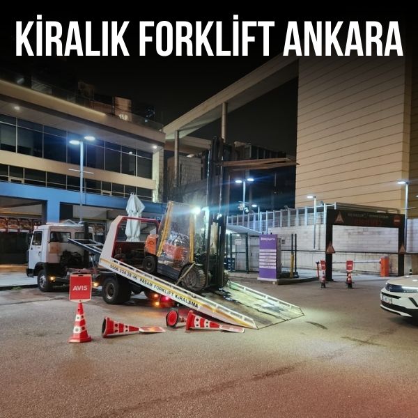 Törekent bölgesinde günlük forklift kiralama hizmeti sunan forklift aracı